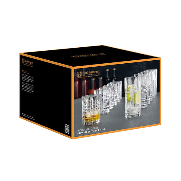 Nachtmann Highland Square Tumbler Set of 12 image 3