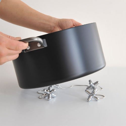 Alessi "Tripod" Round Trivet image 1