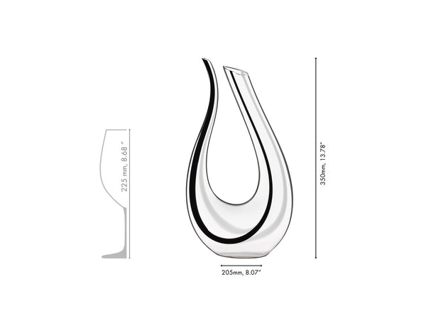 RIEDEL Decanter Amadeo Figaro - Black / White