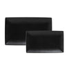 Maxwell & Williams Caviar Black Rectangle Platter Set of 2 image 0