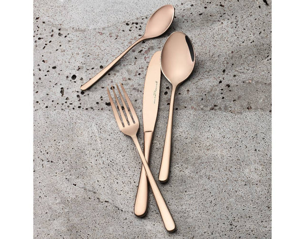 Maxwell & Williams Leveson Cutlery Set 24pc Copper Gift Boxed image 2