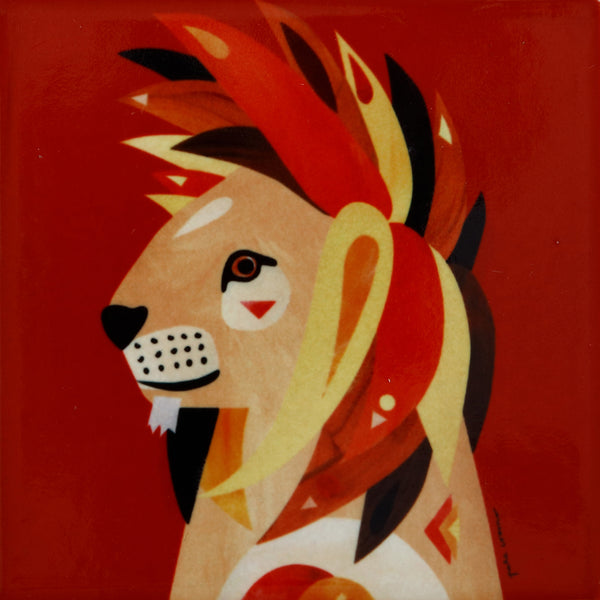 Maxwell & Williams Pete Cromer Wildlife Mug 375ML Lion Gift Boxed image 1