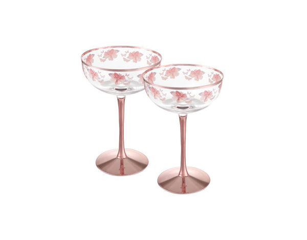 Maxwell & Williams Camilla Coupe Glass 280ML Set of 2 gift Boxed image 1