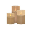 Maxwell & Williams Let's Get Lit LED Flameless Candle Glass Hurricane Set of 3 Gift Boxed image 0