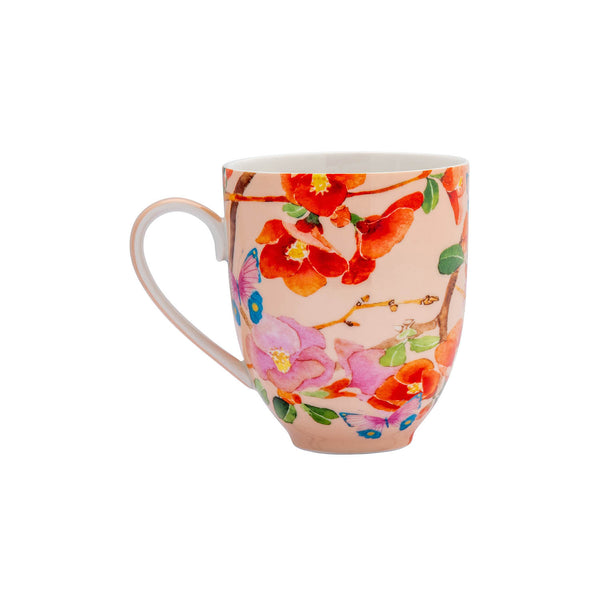 Maxwell & Williams Gabby Malpas Posey Mug & Coaster Set Japonica Joy Gift Boxed image 4