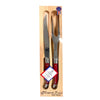 Laguiole Red Handle Carving Set with Wooden Box image 0
