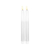 Maxwell & Williams Let's Get Lit LED Flameless Taper Wax Candle 24cm 2pc Natural Gift Boxed image 0