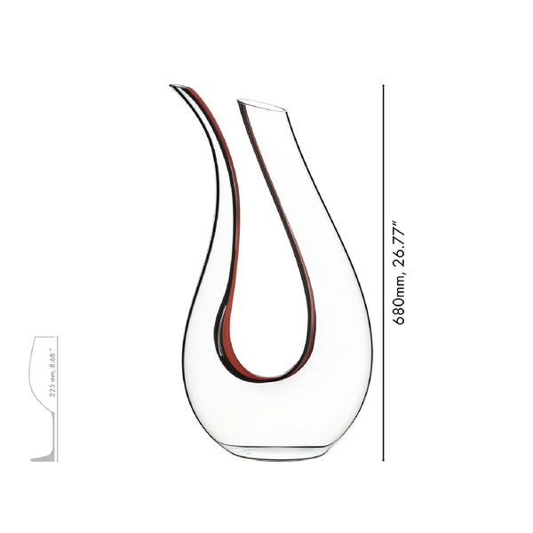 Riedel Decanter Amadeo Double Magnum Black/red/black image 1