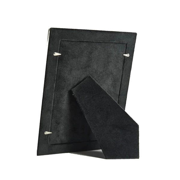 Carrs Silver - Traditional 3.5" x 2.5" Sterling Silver Photo Frame With Grey Velvet Back image 1