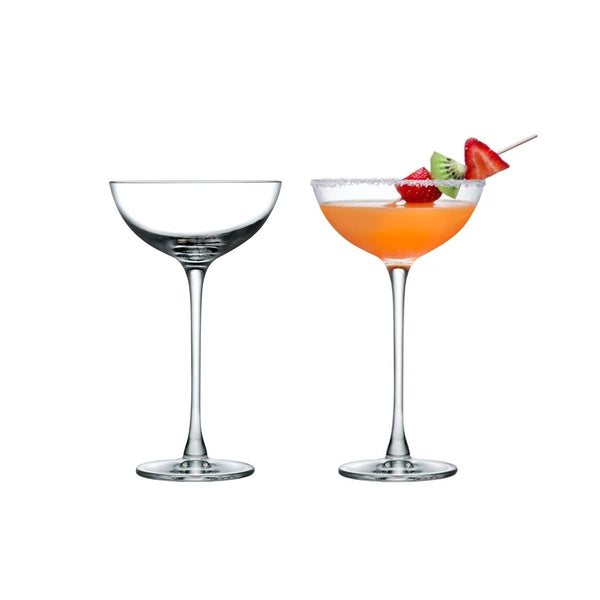 NUDE Hepburn Clear Coupe Glasses (Set of 2) image 0