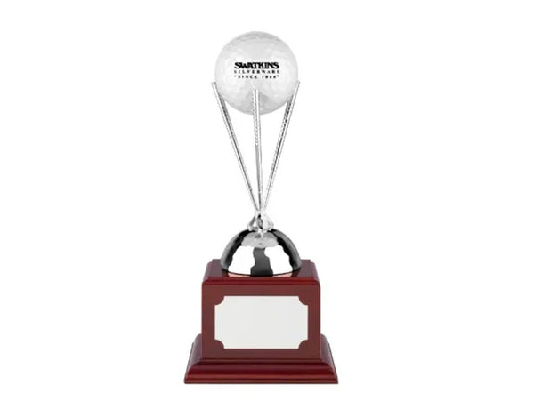 Swatkins Tri-golf Nickel Plated Country Club Golf Ball Holder image 0