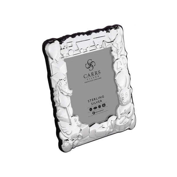 Carrs Silver- Child's Frame Blue Velvet Back image 1
