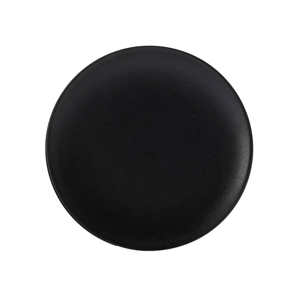 Maxwell & Williams Caviar Black Coupe Plate 20cm (Set of 4) image 1