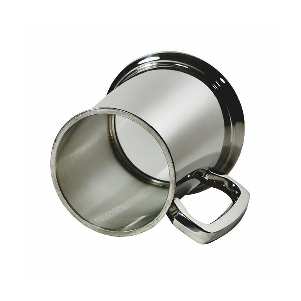 Wentworth Standard Plain Glass Base 1 Pint Pewter Tankard image 2