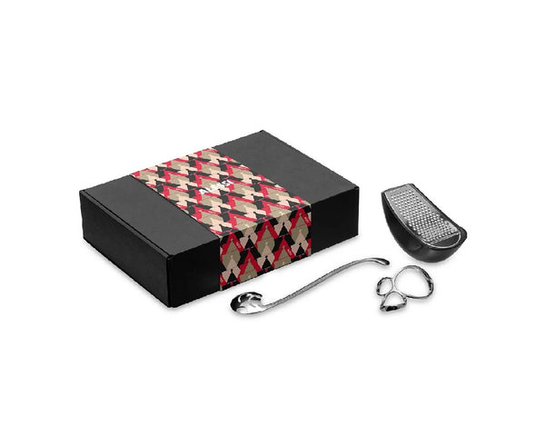 Alessi & Pasta Gift Set (Vabene Pasta Tester, Voile Spaghetti Measure, and Parmenide Grater With Cheese Cellar) image 0