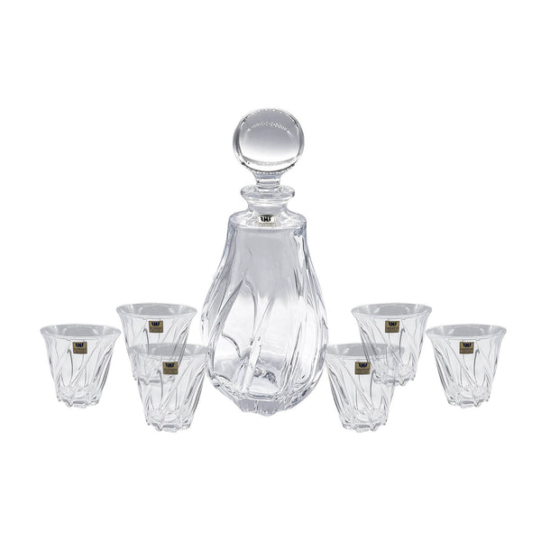 Bohemia Phoenix Whisky Set (1 Decanter + 6 Tumblers) image 1