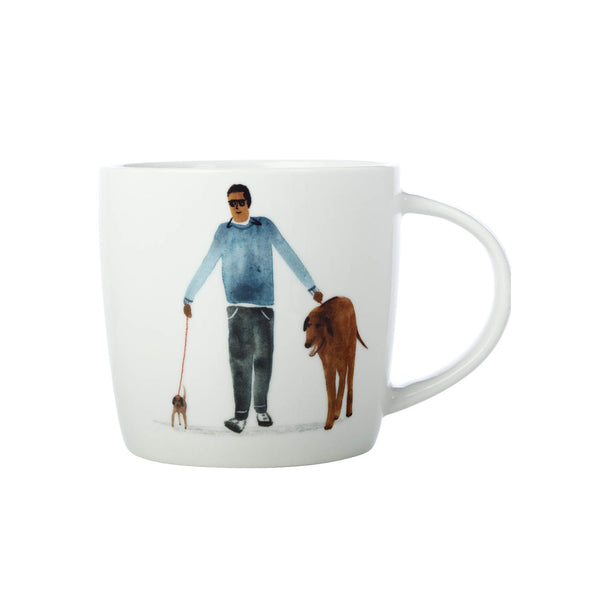 Maxwell & Williams Marc Martin BFF Mug 400ML Big Dog Little Dog Gift Boxed image 0