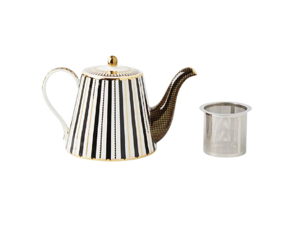 Maxwell & Williams Teas & C's Regency Teapot With Infuser 1 Lt Black Gift Boxed image 1
