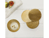 Just Slate Flat Hammered Gold Coasters (4 pieces) image 1