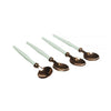 Just Slate 4 Enamel & Rose Gold Spoons image 0
