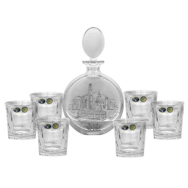 Bohemia Crystal Hong Kong Skyline Whisky Set (1 Decanter + 6 Tumblers) image 0