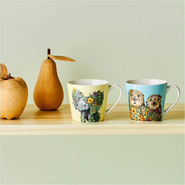 Maxwell & Williams Marini Ferlazzo Wild Planet Mug 370ML Sea Otters Gift Boxed image 3