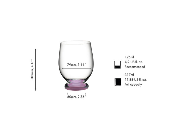 RIEDEL Fatto A Mano by RIEDEL Tumbler Piccolo - Pink