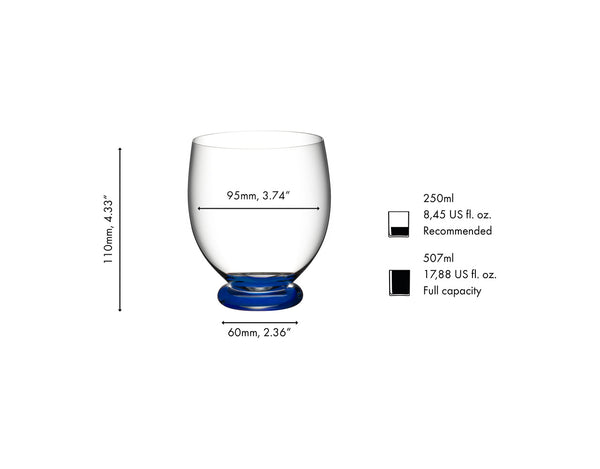 RIEDEL Fatto A Mano by RIEDEL Tumbler Grande - Dark Blue