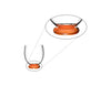 RIEDEL Fatto A Mano by RIEDEL Tumbler Grande - Dark Orange