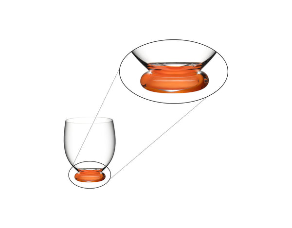 RIEDEL Fatto A Mano by RIEDEL Tumbler Grande - Dark Orange