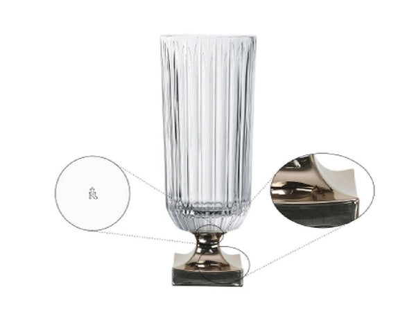 Nachtmann Minerva Vase - Platinum Footed, 40cm | 15.9in image 2