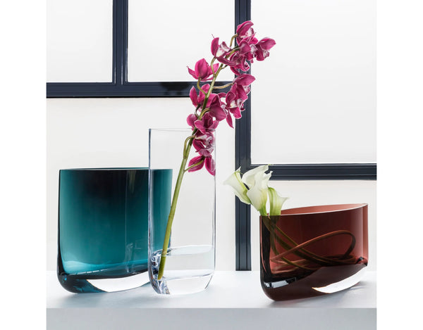 Nude Blade Vase Petroleum Caramel (30cm) image 1