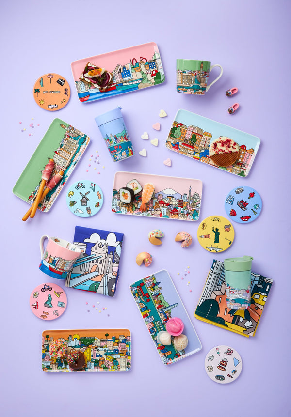 Maxwell & Williams Megan McKean Cities Rectangle Plate 25x12cm Tokyo image 3