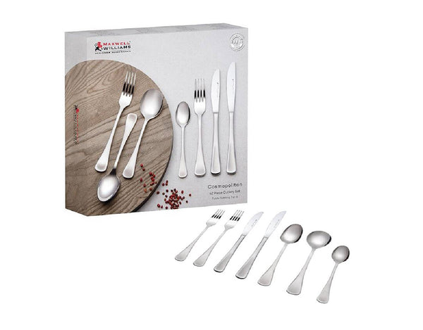 Maxwell & Williams Cosmopolitan 42pc Cutlery Set Gift Boxed image 0