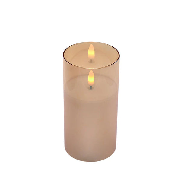 Maxwell & Williams Let's Get Lit LED Flameless Candle Glass Hurricane Set of 3 Gift Boxed image 3