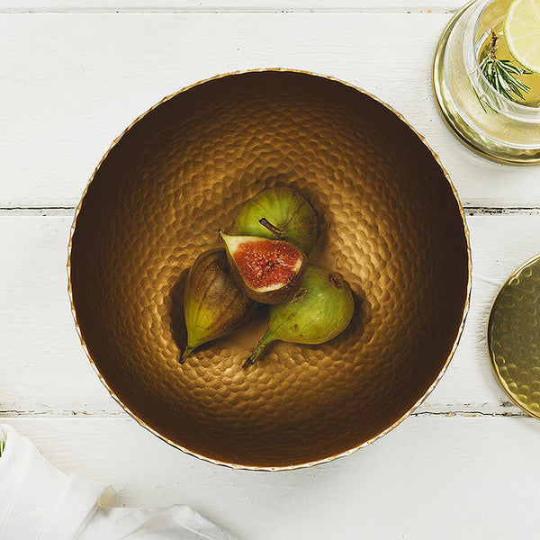 Just Slate Gold Serving Bowl image 2