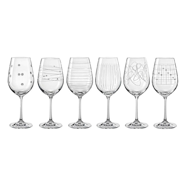 Bohemia Crystal Elements Wine Glasses 450ml (Set of 6) image 0