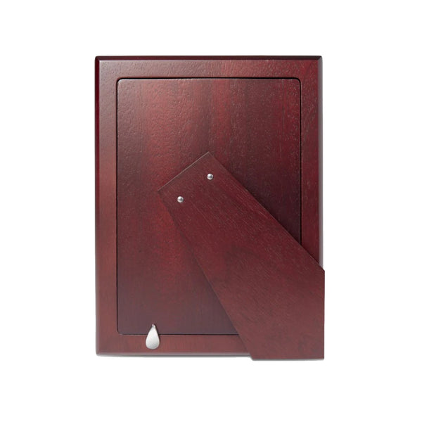 Carrs Silver – Sterling Silver Modern Design Photo Frame With Wood Back image 2