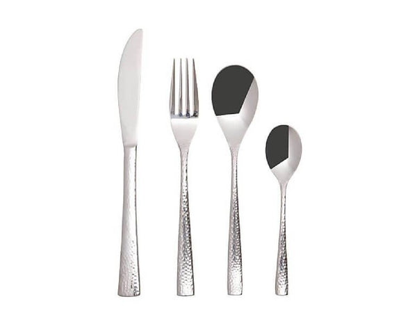 Maxwell & Williams Wayland Hammered Cutlery Set 16pc Gift Boxed image 1