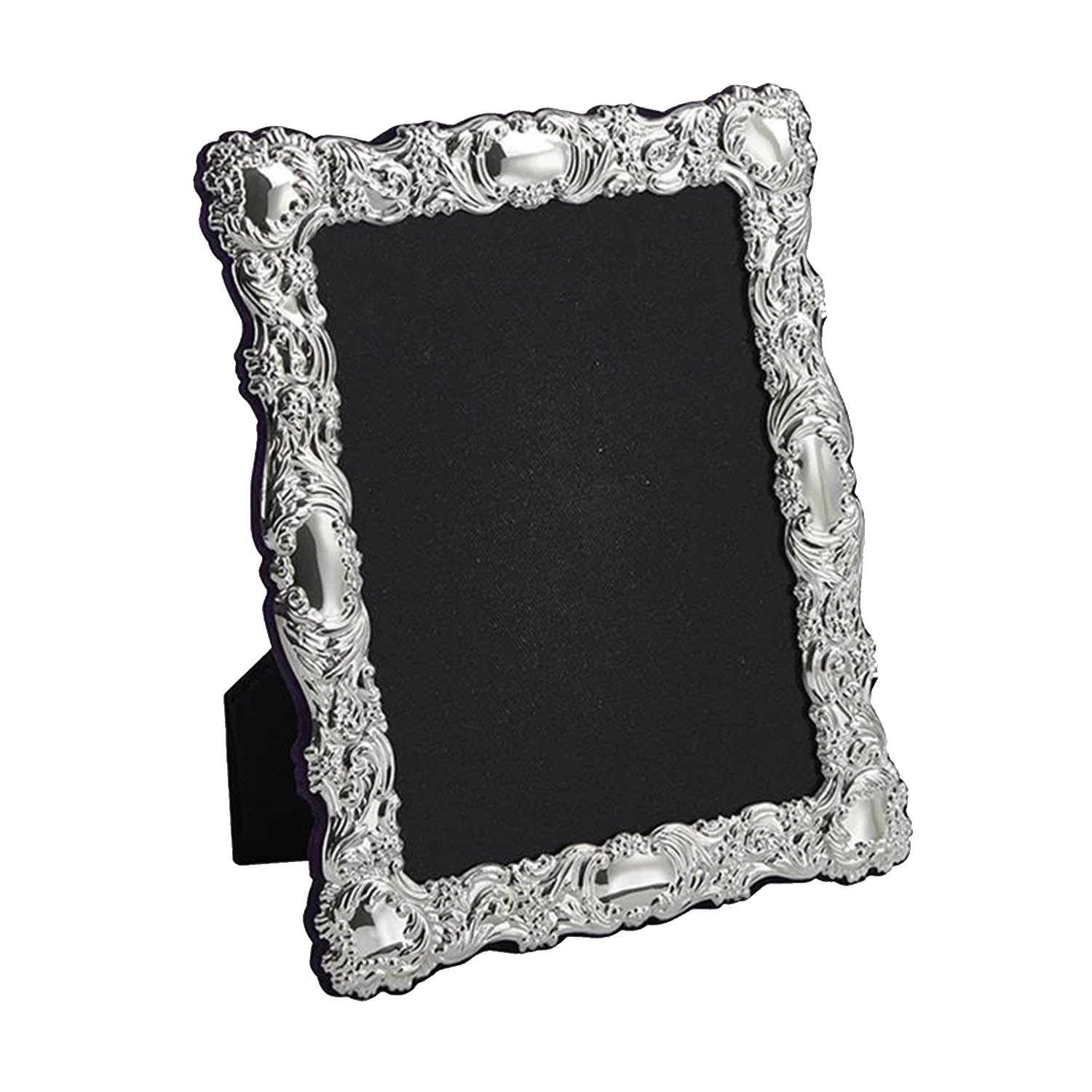 Carrs Silver - Traditional Sterling Silver Photo Frame With Grey