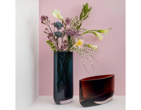 Nude Blade Vase Tall Petroleum Green (40cm) image 2