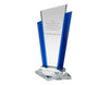 Swatkins Pelagic Clear & Blue Crystal Award image 0