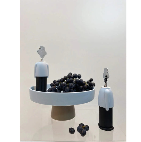 Alessi Alessandro M. Corkscrew Light Blue & Black image 1