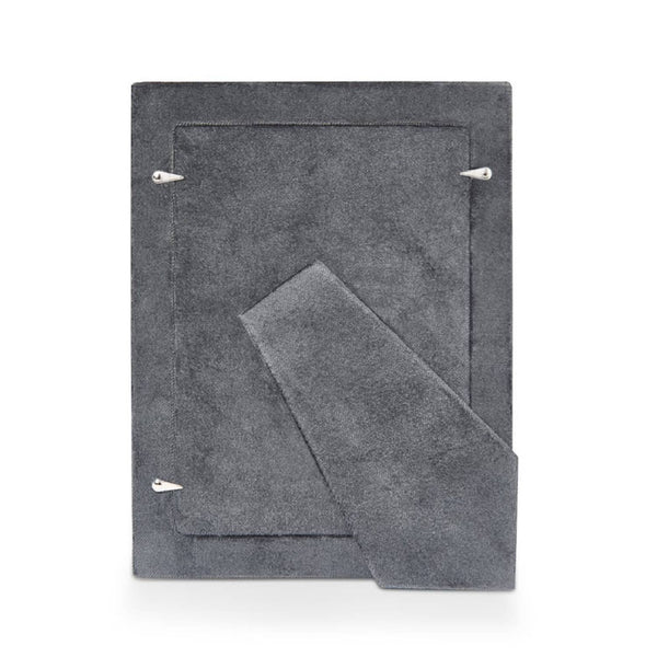 Carrs Silver - Plain Sterling Silver Photo Frame With Grey Velvet Back image 1