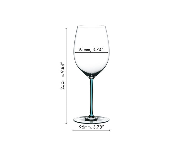 Riedel Fatto A Mano Cabernet/Merlot Turquoise image 1