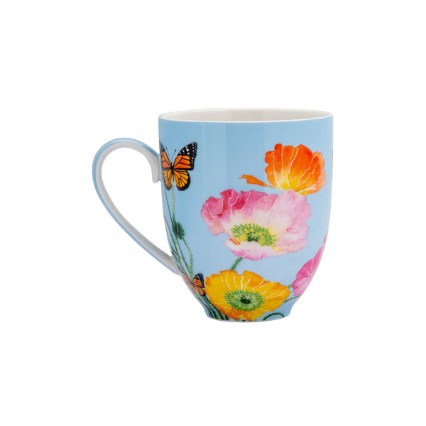 Maxwell & Williams Gabby Malpas Posey Mug & Coaster Set Field of Poppies Gift Boxed image 4