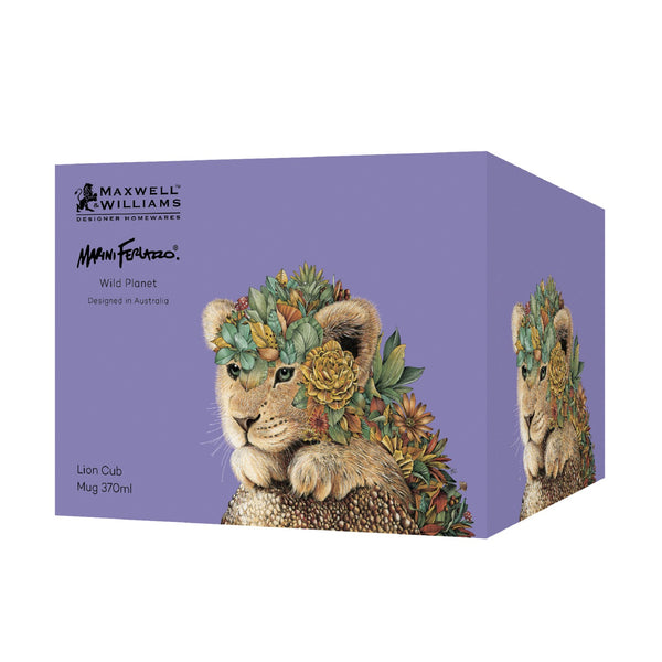 Maxwell & Williams Marini Ferlazzo Wild Planet Mug 370ML Lion Gift Boxed image 3