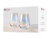 Maxwell & Williams Glamour Stemless Glass 560ML Set of 2 Iridescent Gift Boxed image 5
