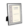 Carrs Silver - Reed & Ribbon Sterling Silver Photo Frame With Grey Velvet Back image 1