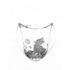 Bohemia Crystal Orbit Vase with Sandblasted Ox Motif image 0